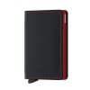 Secrid Slimwallet - Matte Black/Red