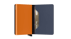 Secrid Slimwallet - Matte Nightblue/Orange