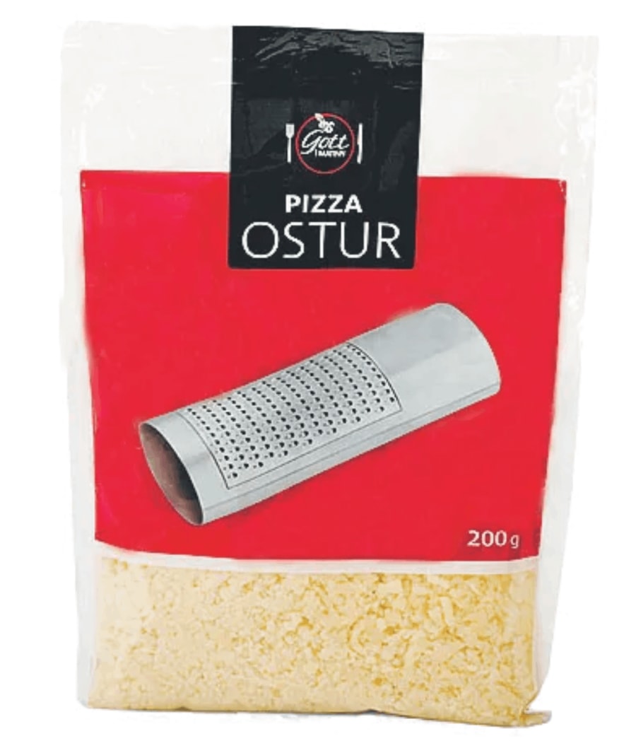 Pizzaostur rifinn 200gr