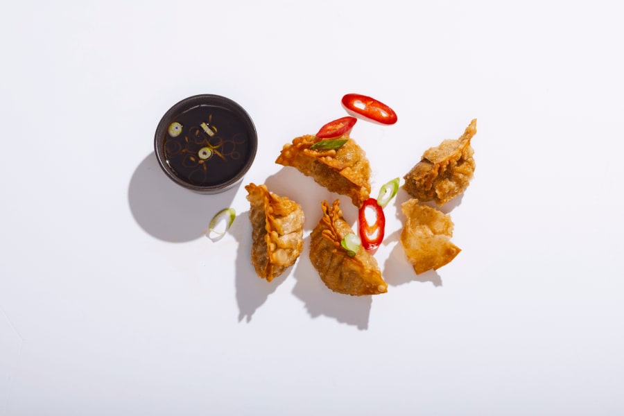 Kóreskir Vegan Dumplings Veislubakki 15stk
