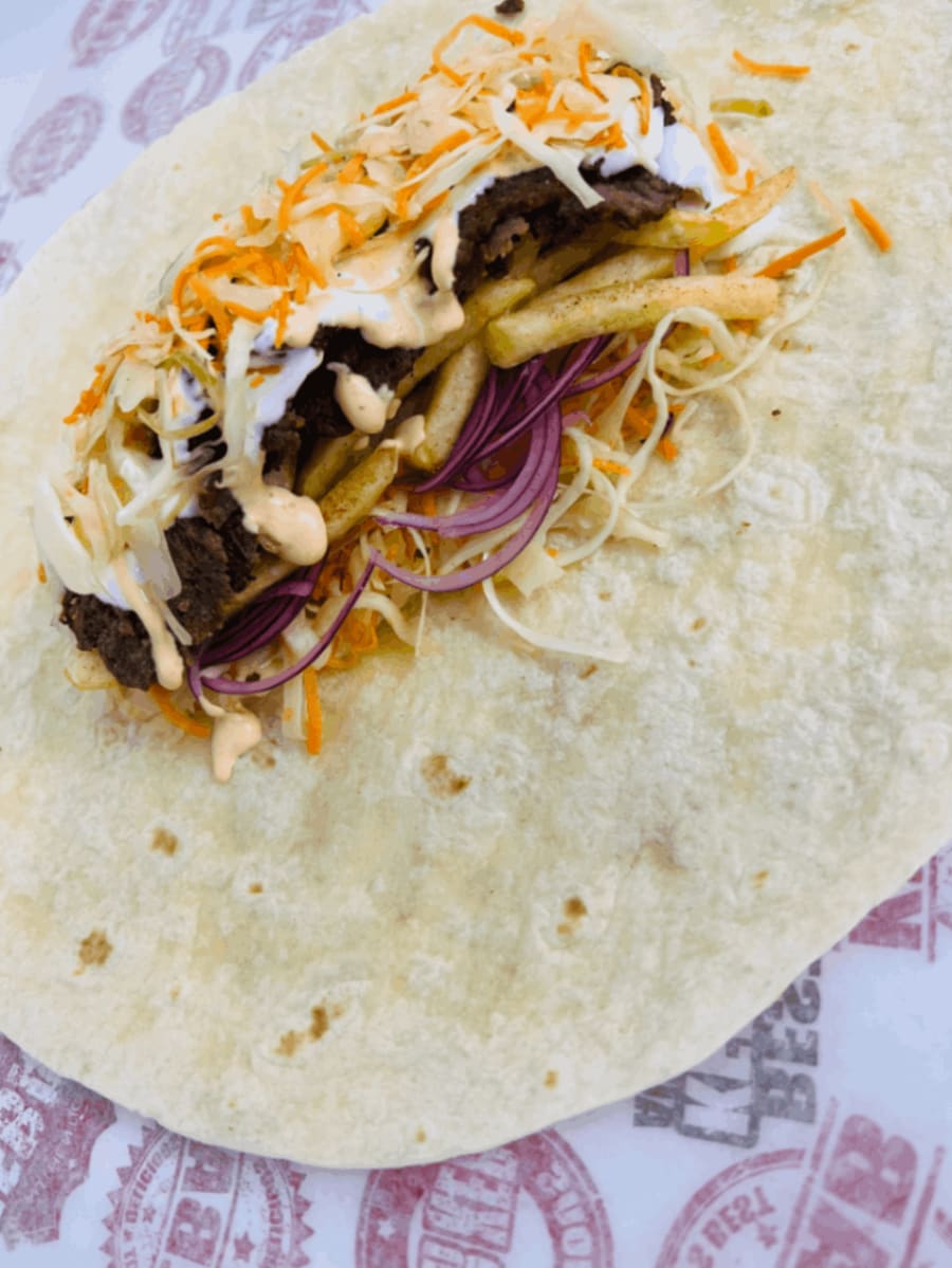 Kebab yummi í vefju