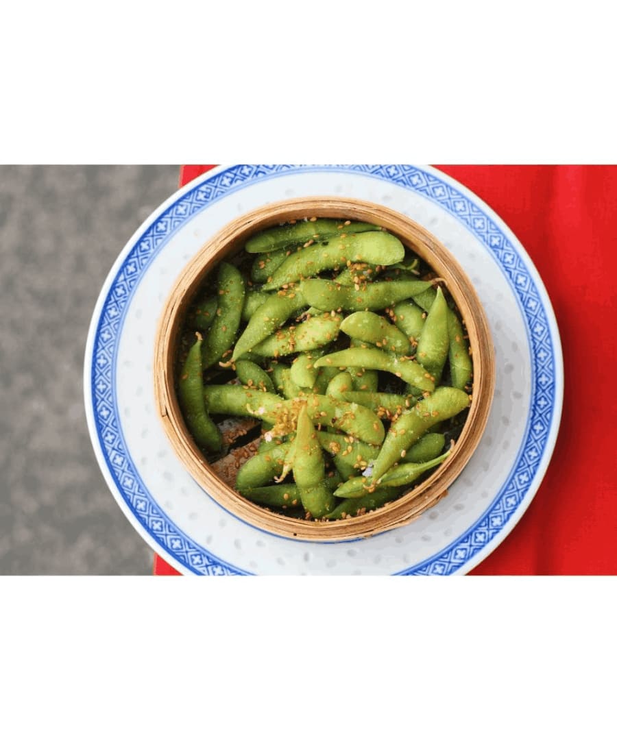 Gufusoðið Edamame