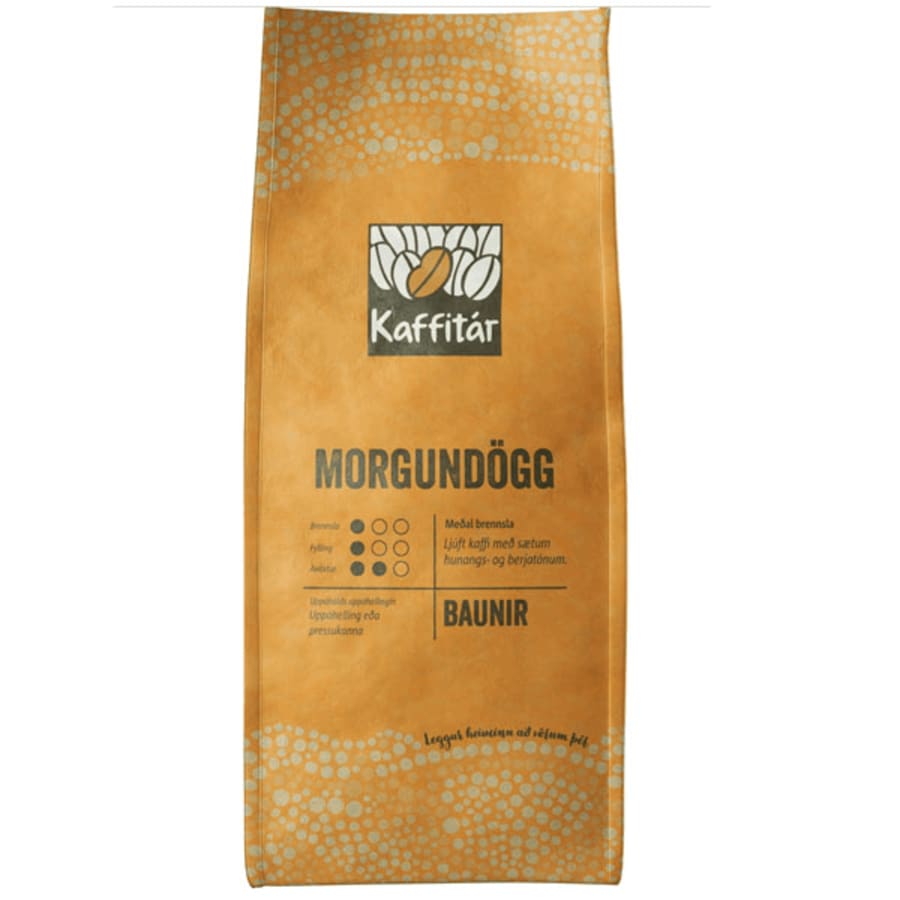 Kaffitár Morgundögg baunir 