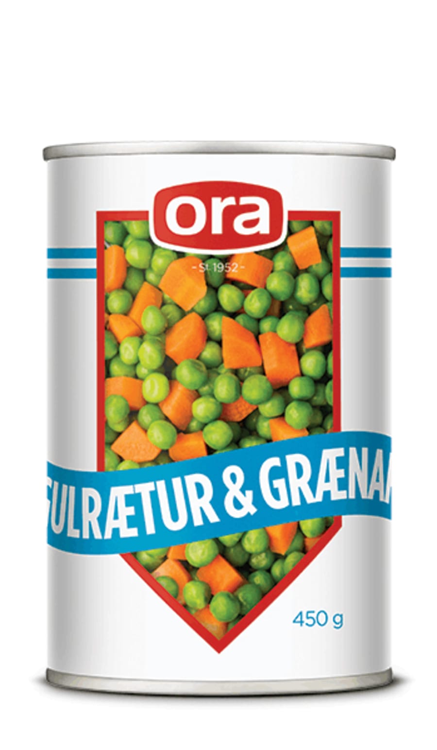 Ora gulrætur og grænar 450 gr