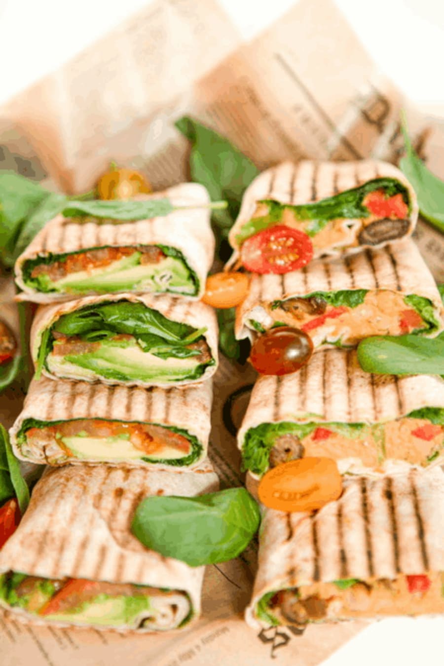 Vegan blandaður vefjubakki