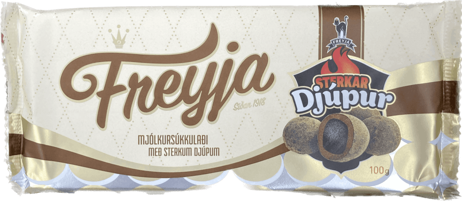 Freyju súkkulaði m/sterkum djúpum 100 gr