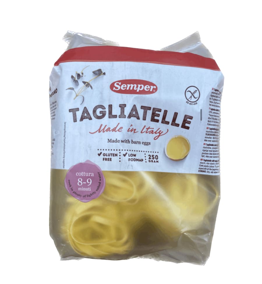 Semper tagliatelle m/eggjum 250 gr
