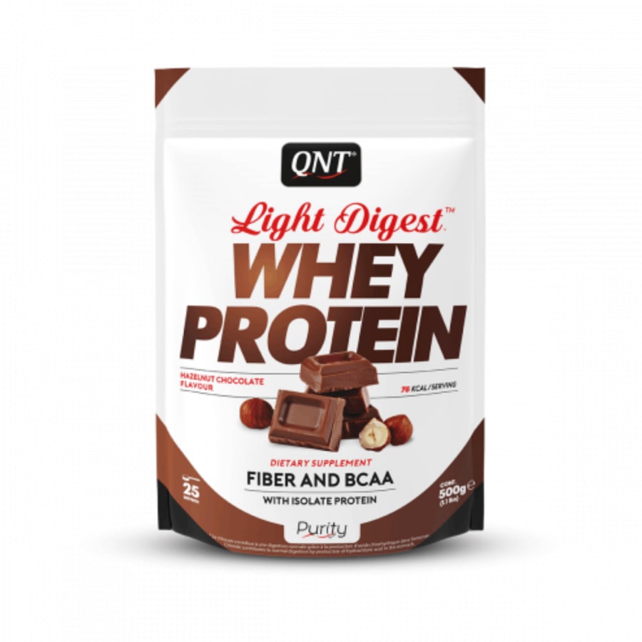 Qnt whey protein hazelnut chocolate 500 gr