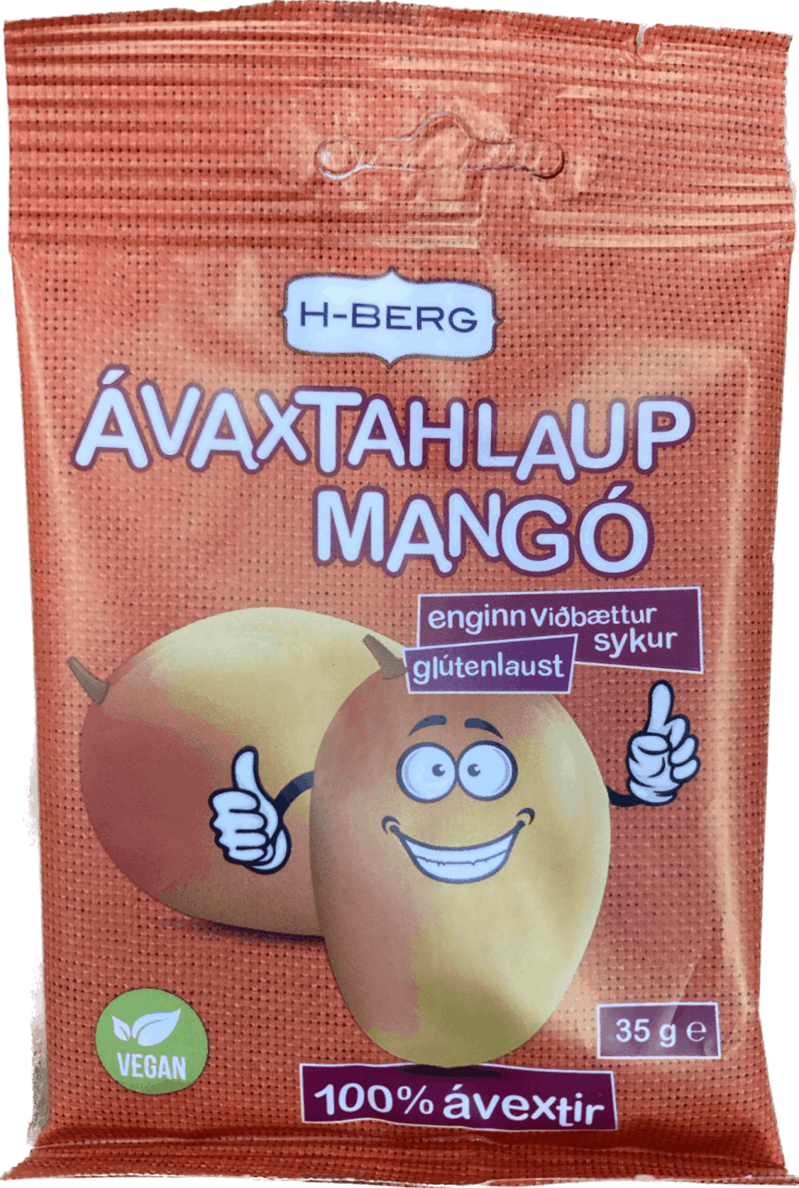 Hberg ávaxtahlaup mango 35 gr