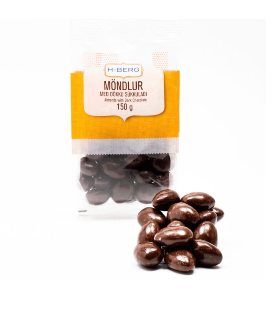 H-Berg möndlur m/dökku súkkulaði
