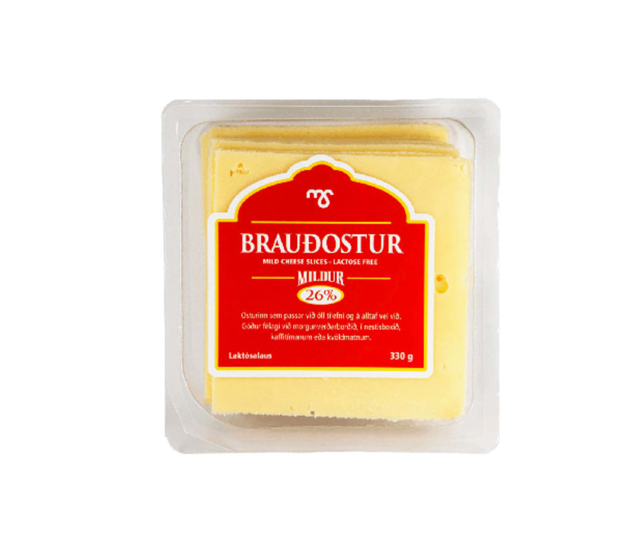 Ms Brauðostur sneiðar 330 gr