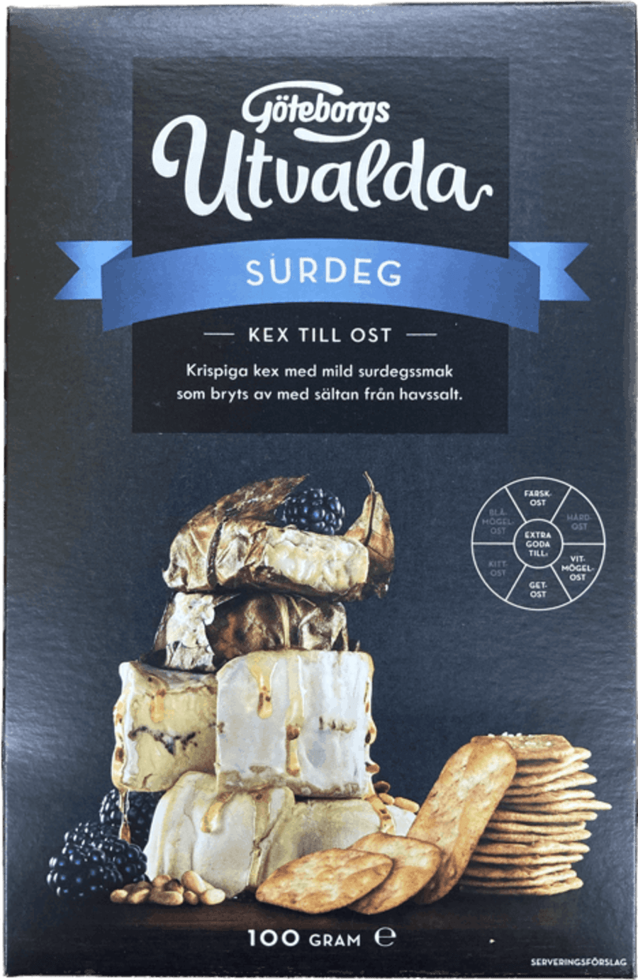 Utvalda kex súrdeigs 100 gr