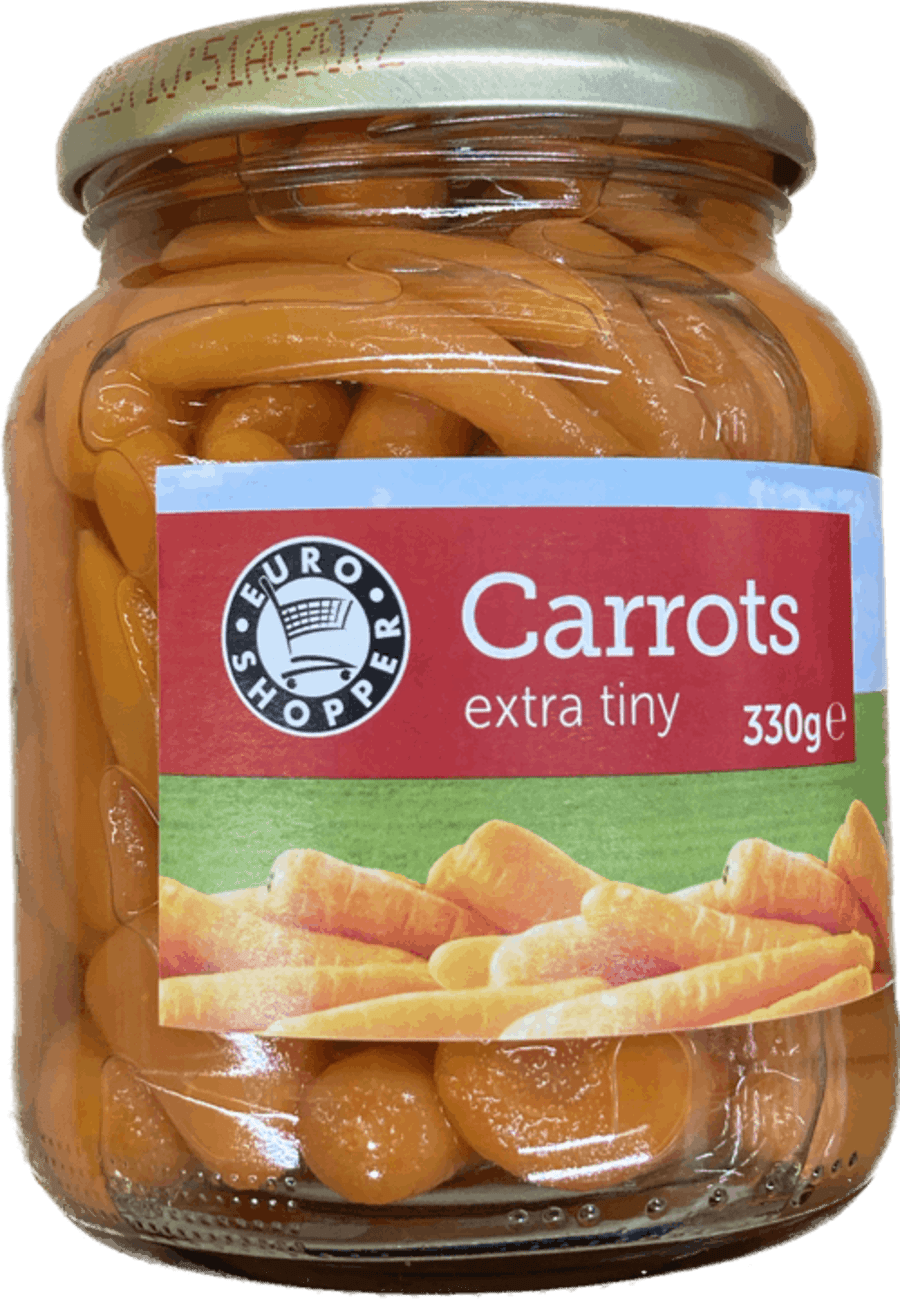 E.s gulrætur smáar 330 gr