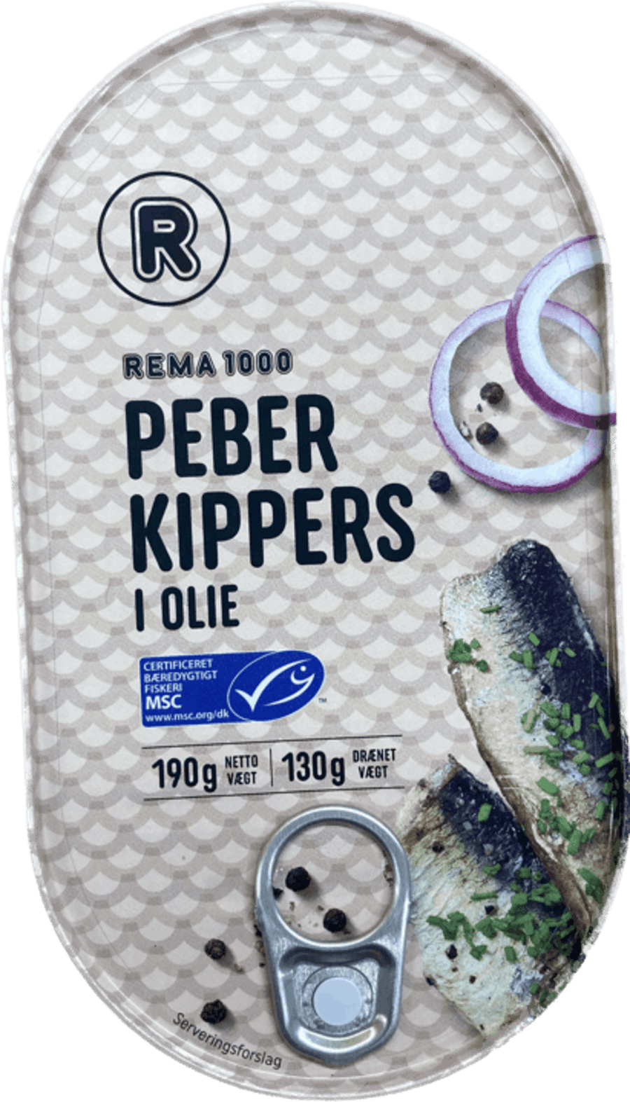 Rema kippers pipar 190 gr