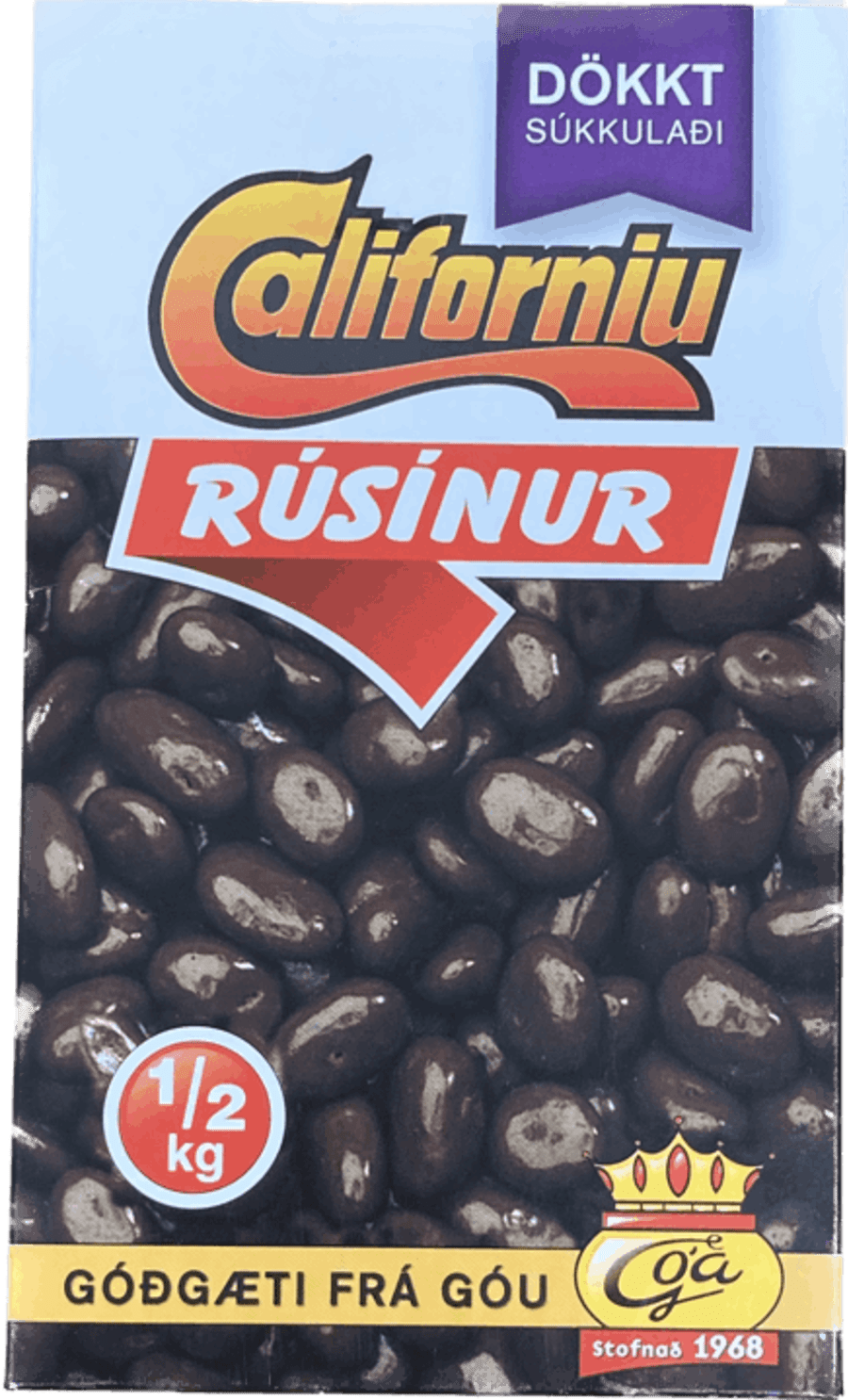 Californiu rúsínur dökkar 500 gr