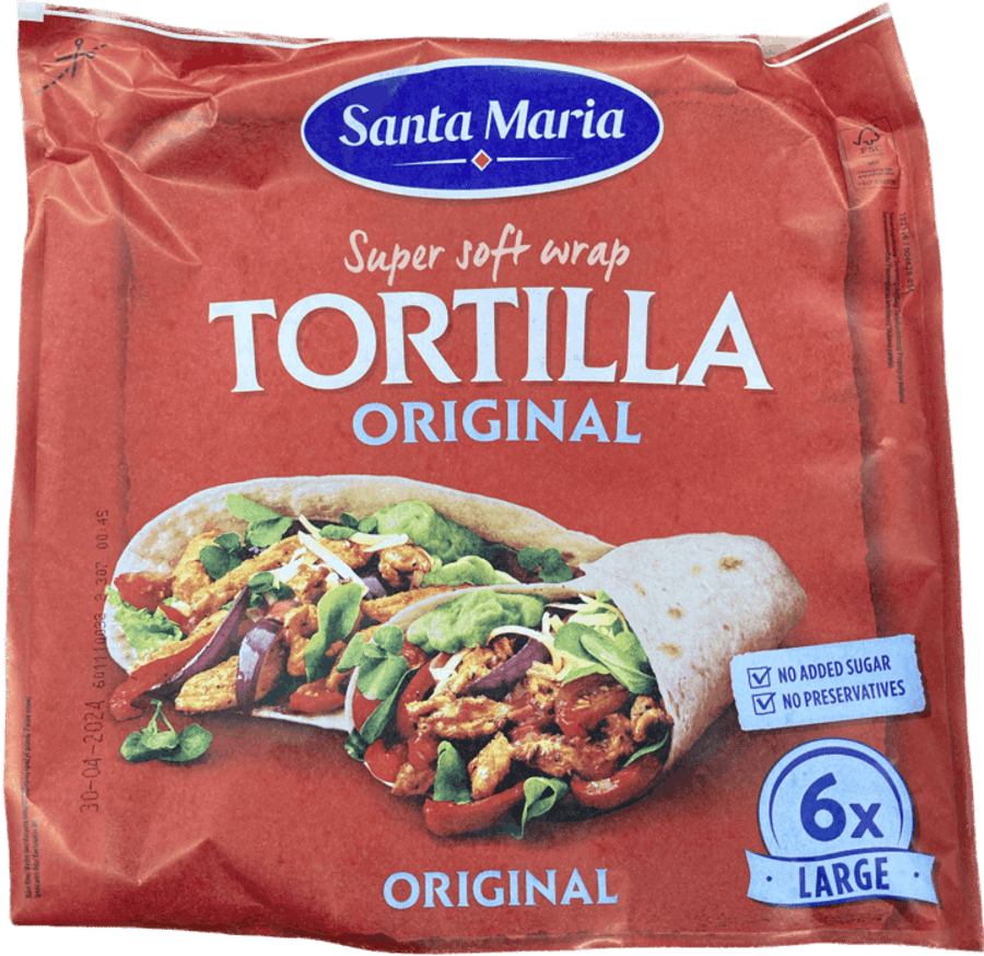 S.m tortillur stórar 6 stk