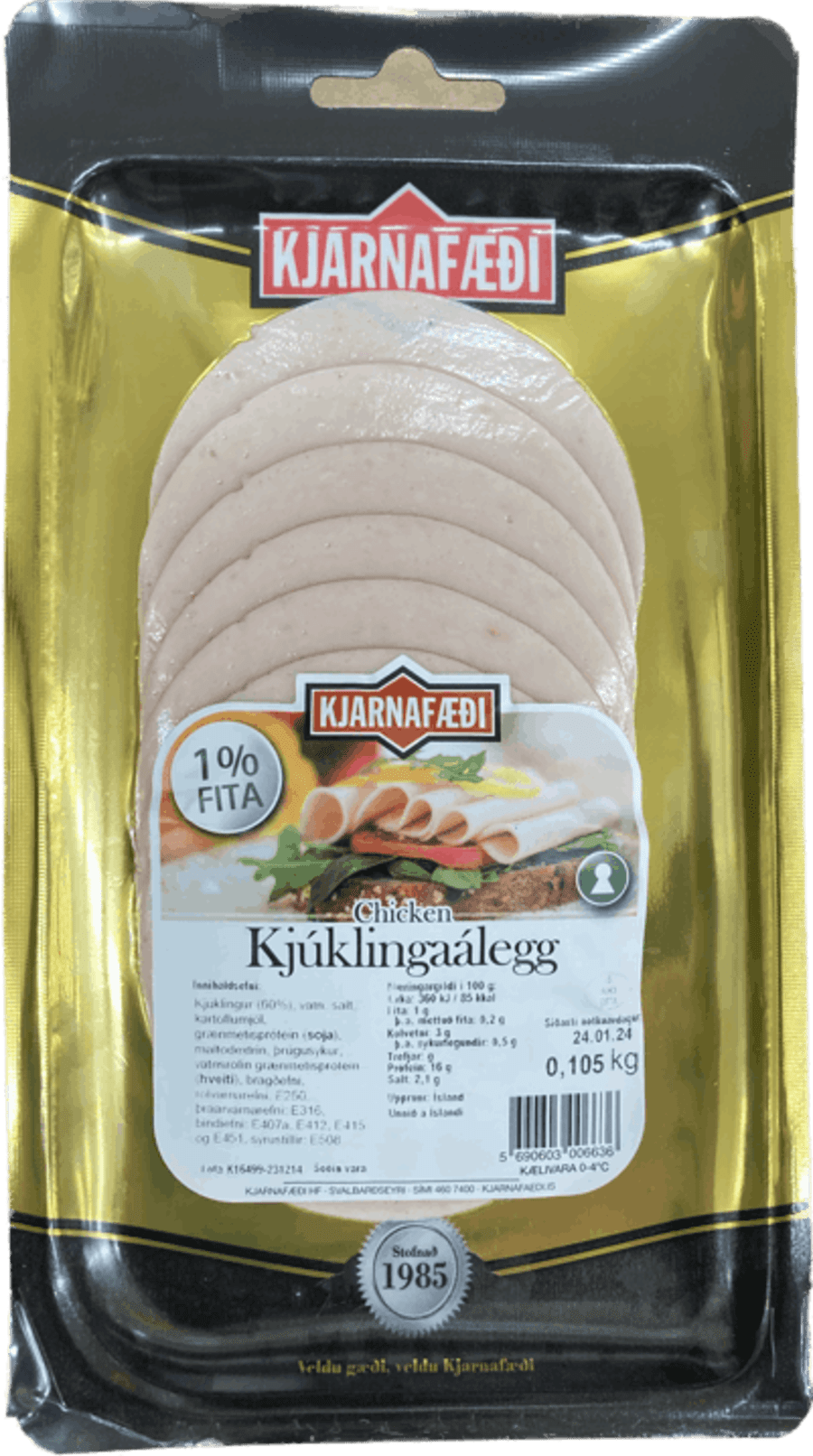 K.f kjúklinga álegg 105 gr