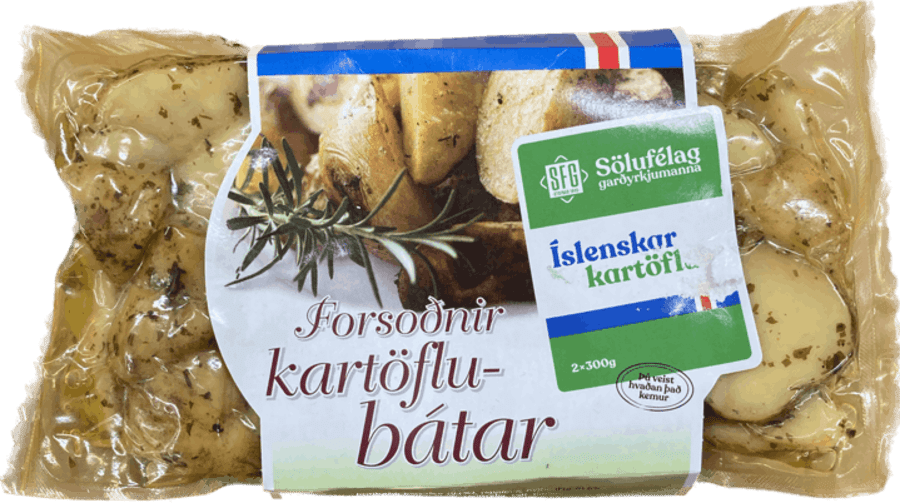 Sfg forsoðnir kartöflubátar 600 gr