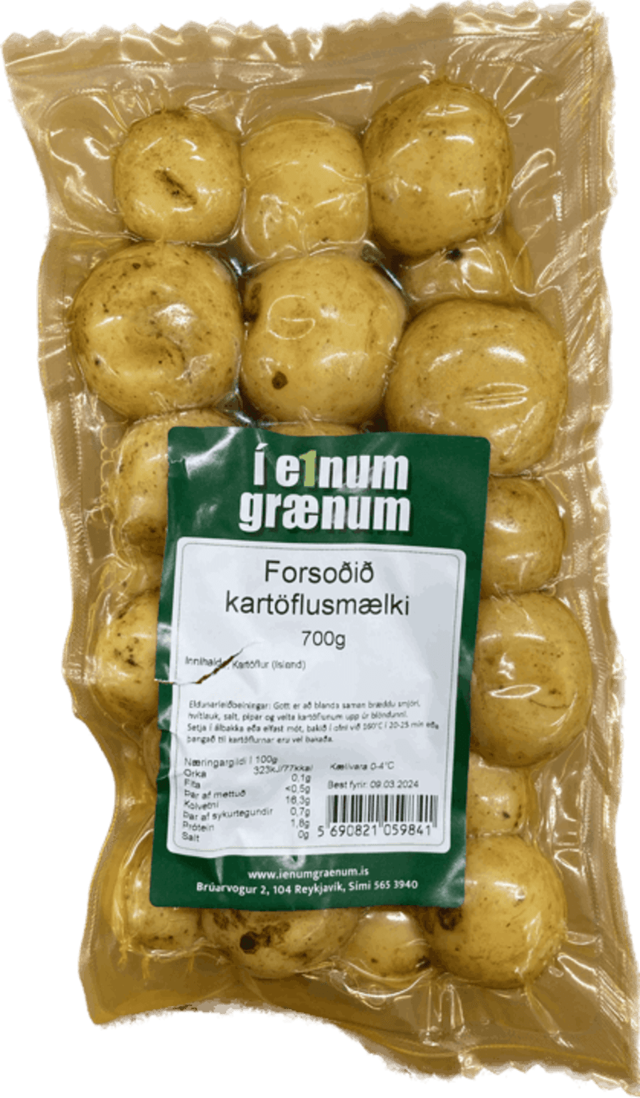 Sfg forsoðið kartöflusmælki 700 gr
