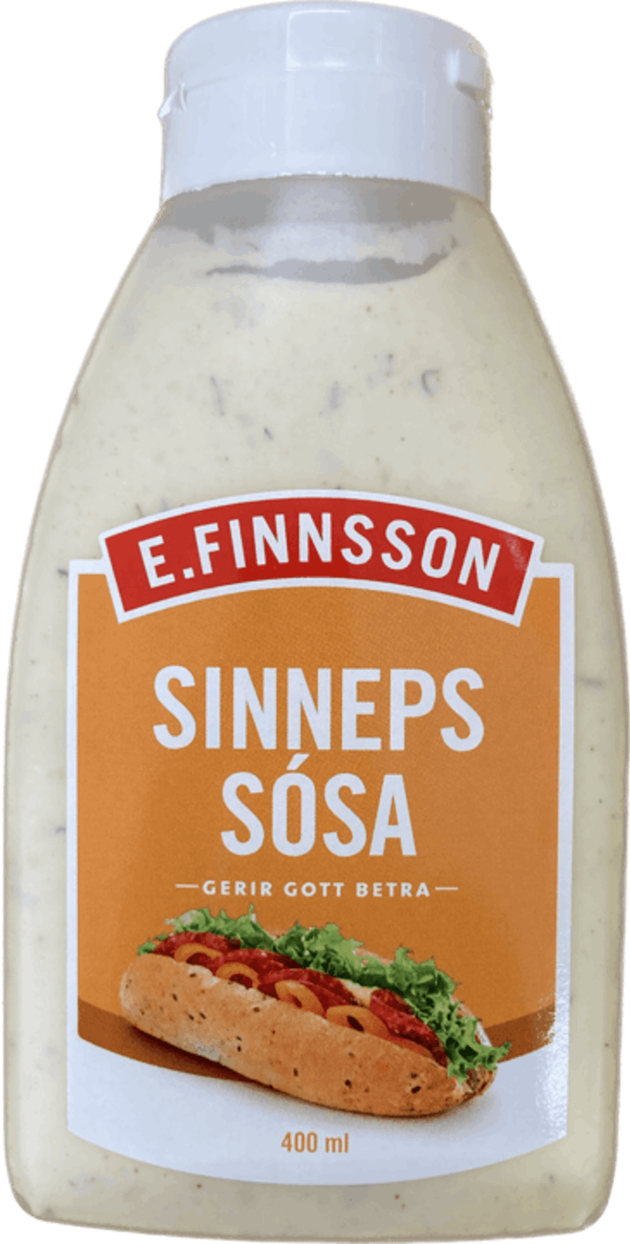 E.finnsson sósa sinnep 400 ml