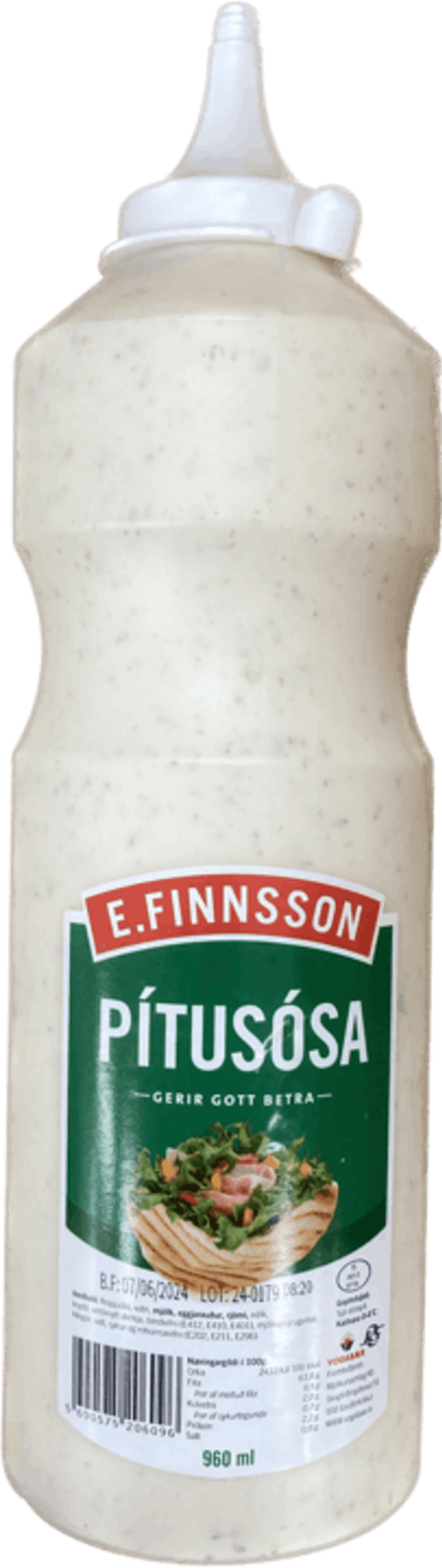 E.finnsson sósa pítu 960 ml