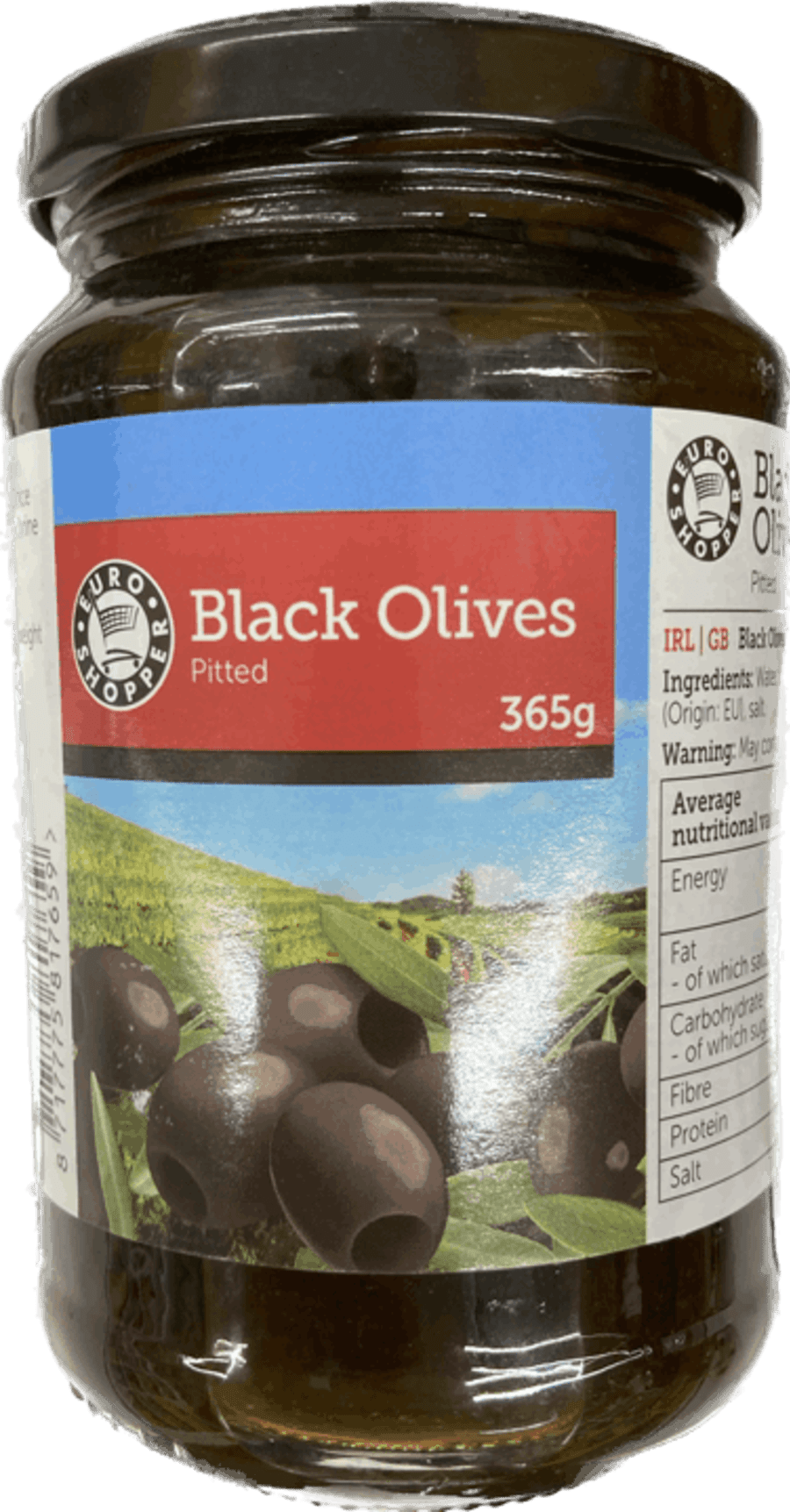 E.s ólífur svartar 365 gr