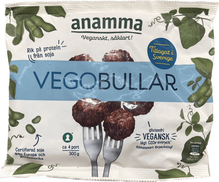 Anamma vegan bollur 300 gr