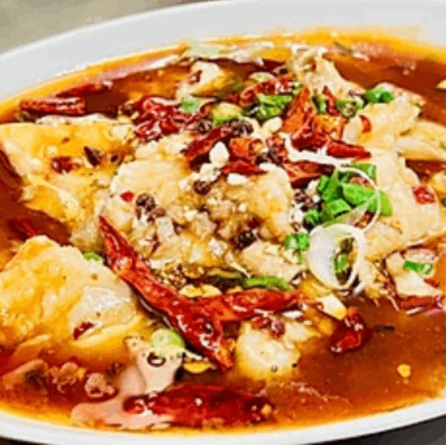 26. Slice fish in chilli oil