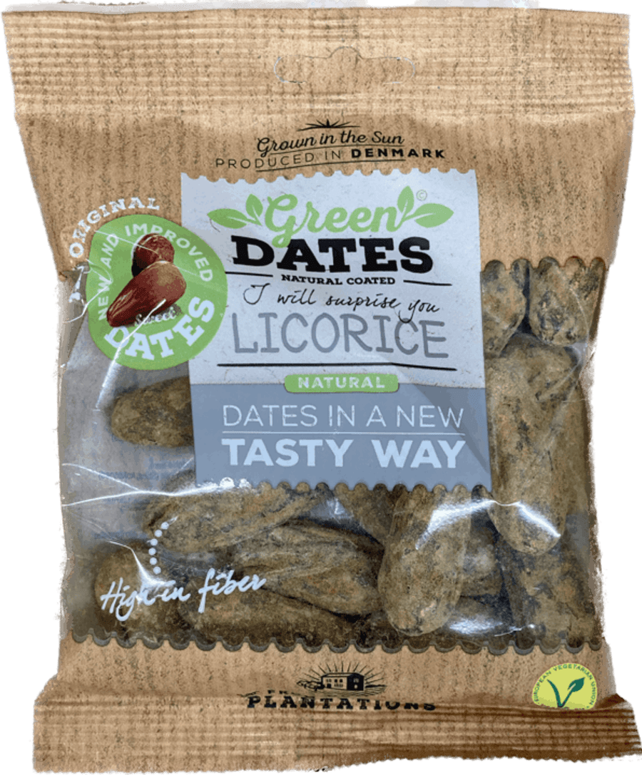 Green döðlur licorice 130 gr