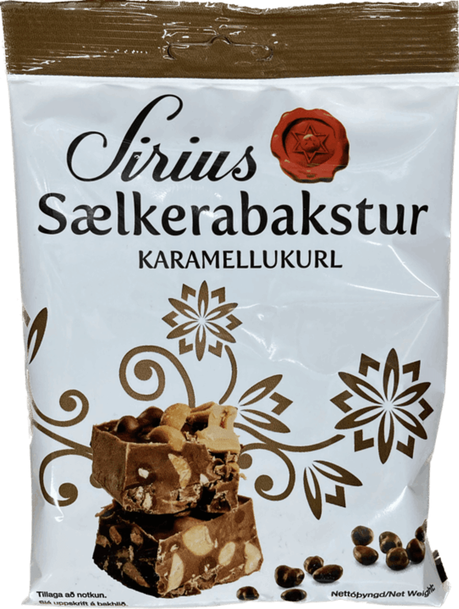 Siríus dropar karamellu 150 gr