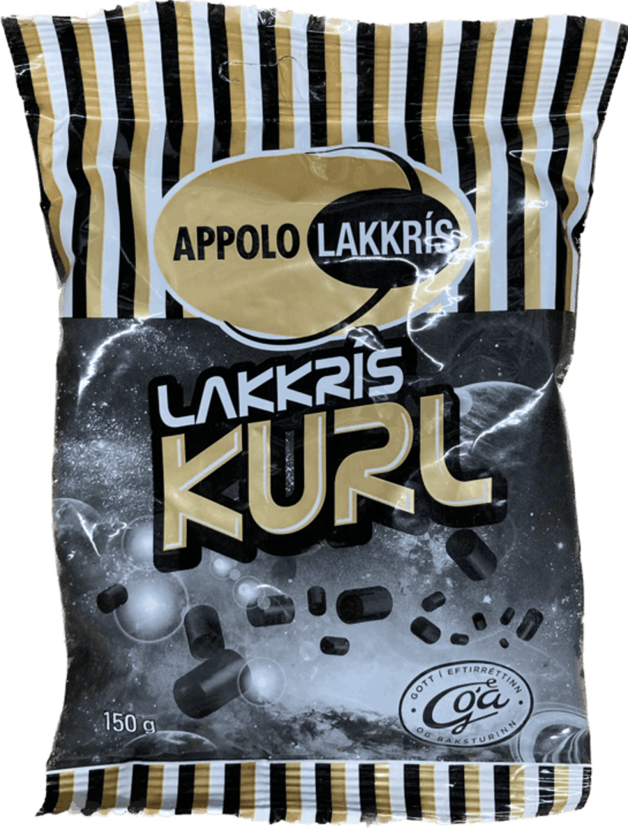 Appolo kurl lakkrís 150 gr