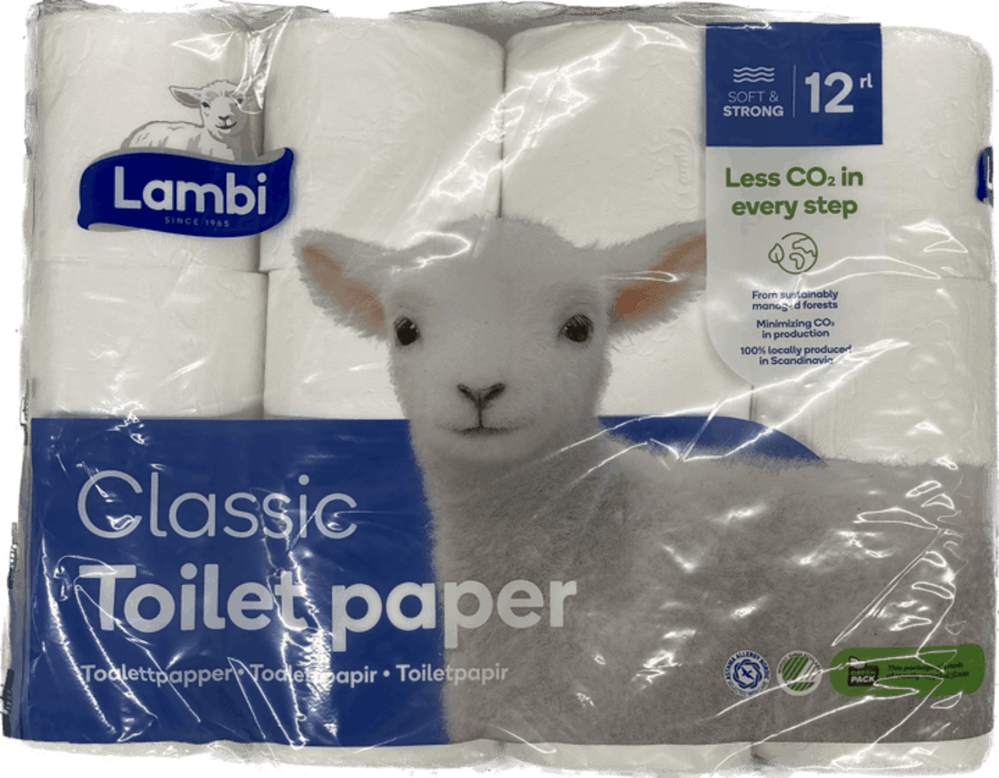 Lambi wc pappír 12 stk