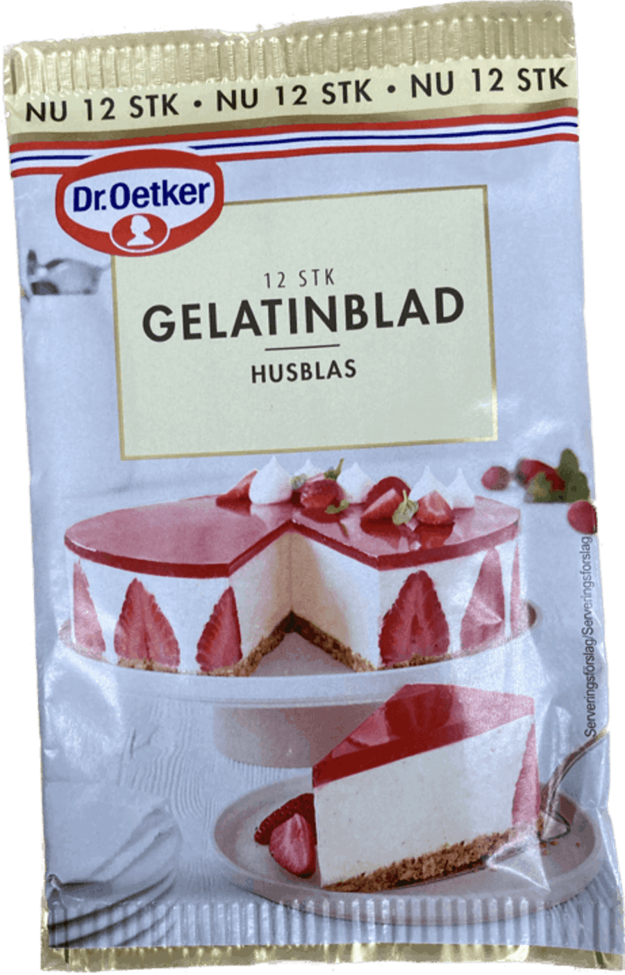 Oetker matarlímsblöð 12 stk