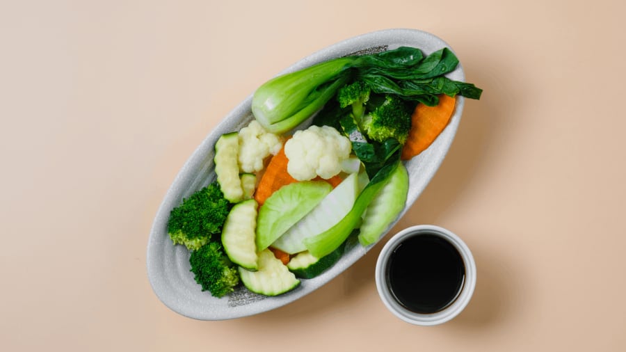 Steamed vegetables