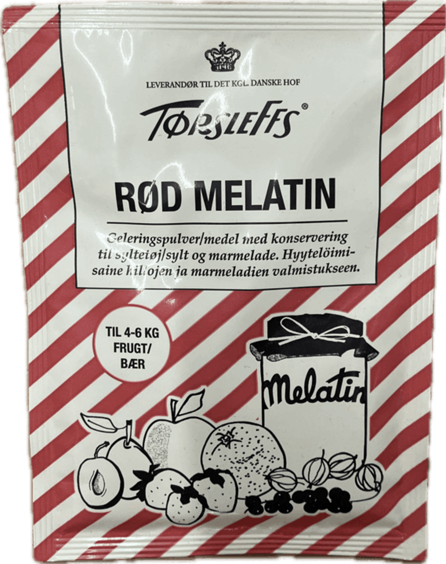 Melatin hleypir rauður 25 gr