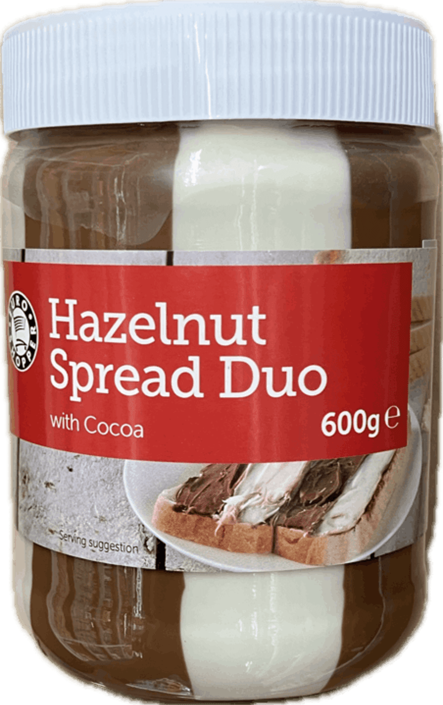 E.s hazelnut súkkulaði duo 600 gr