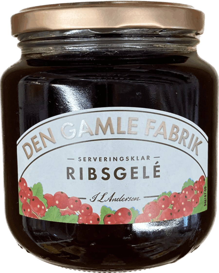 Den gamle fabrik rifsberjahlaup 650 gr