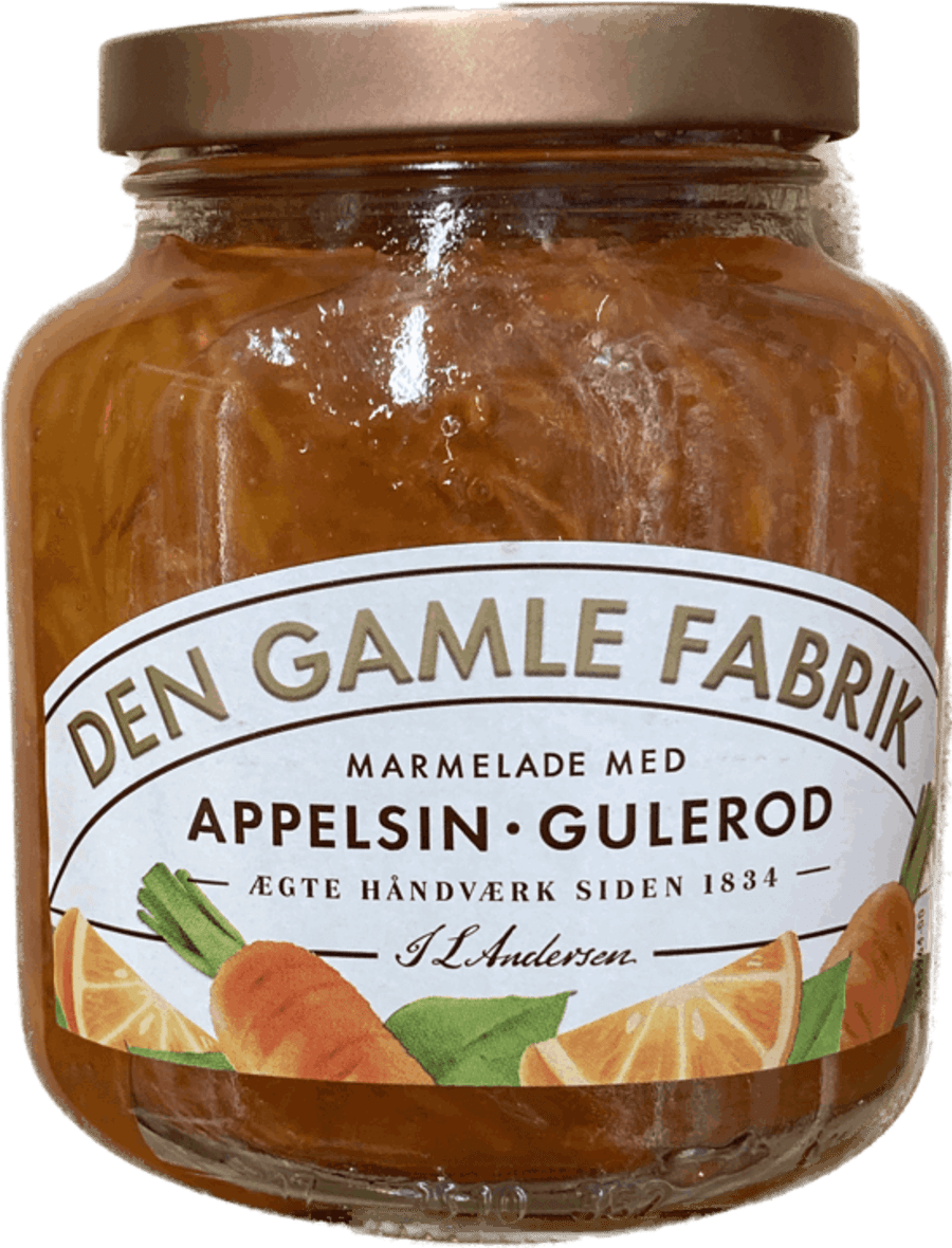 Den gamle fabrik marmelaði gulrót 380 gr