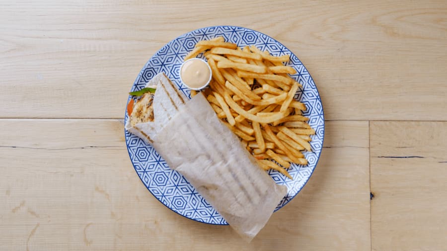 Chicken Kebab Roll (vefja)