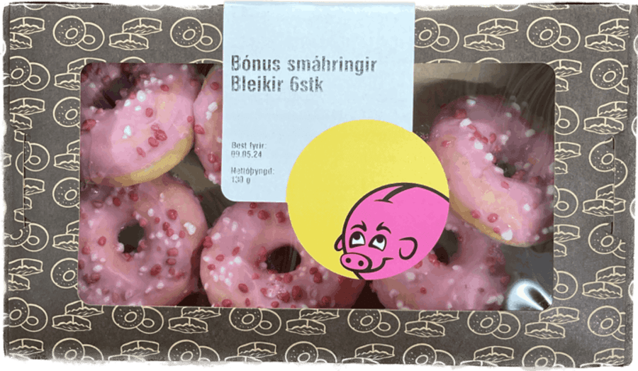 Bónus smáhringir 6 stk 130 gr