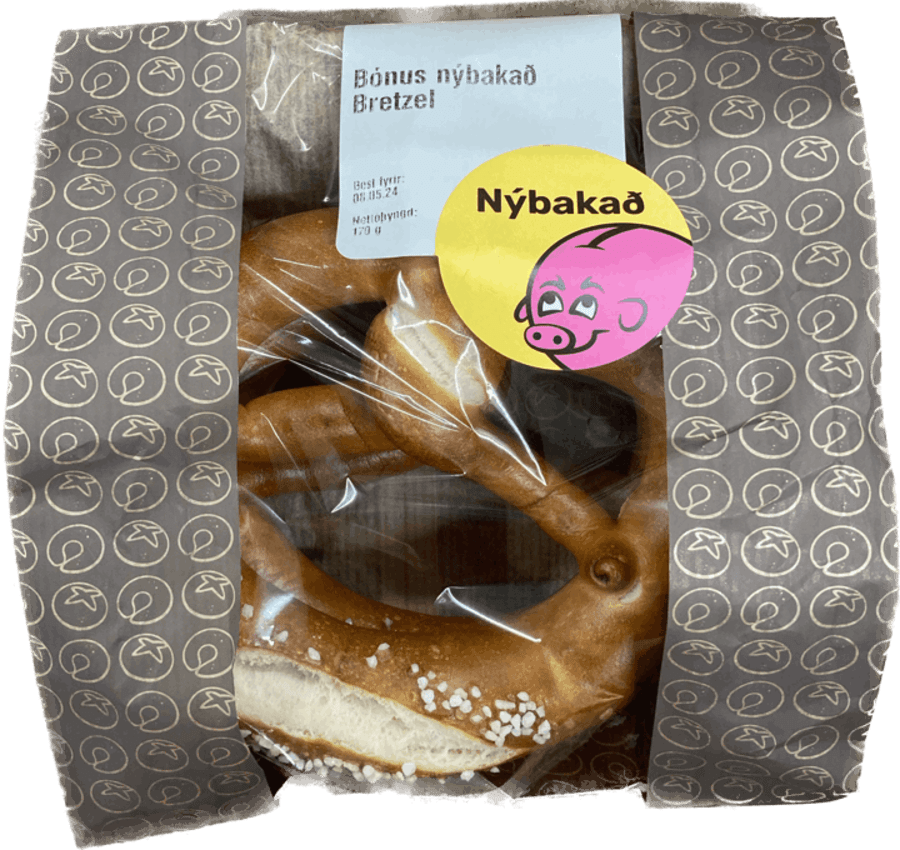 Bónus pretzel 2 stk 170 gr