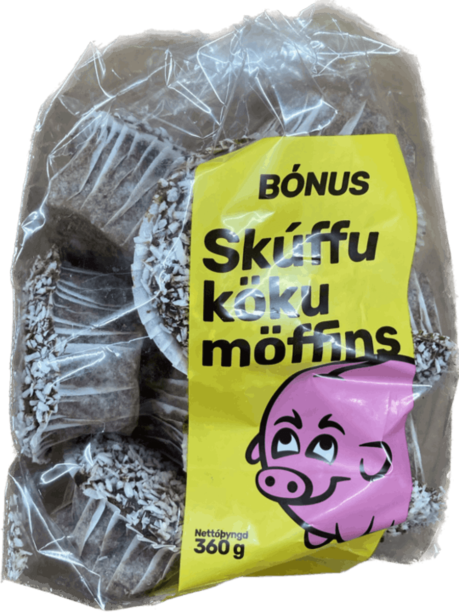 Bónus skúffuköku möffins 360 gr