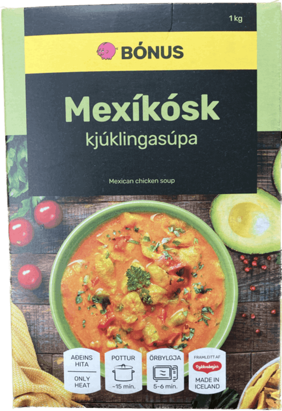 Bónus mexíkósk kjúklingasúpa 1 kg