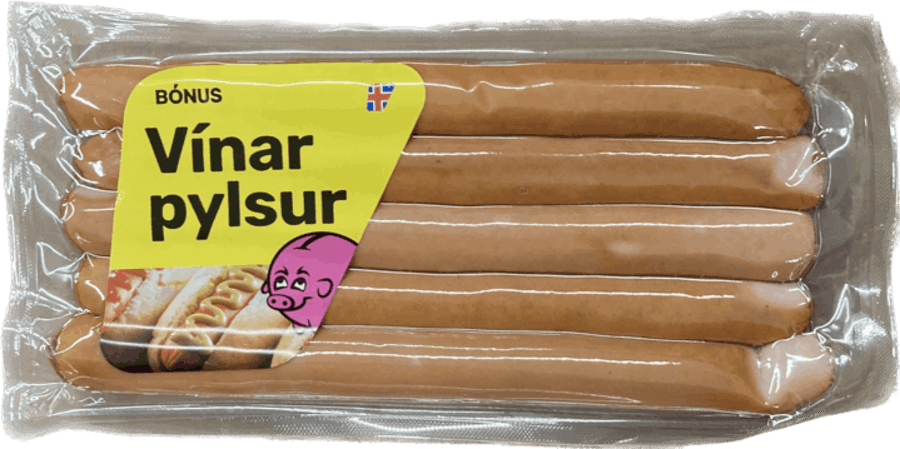 Bónus vínar pylsur 5 stk 250 gr