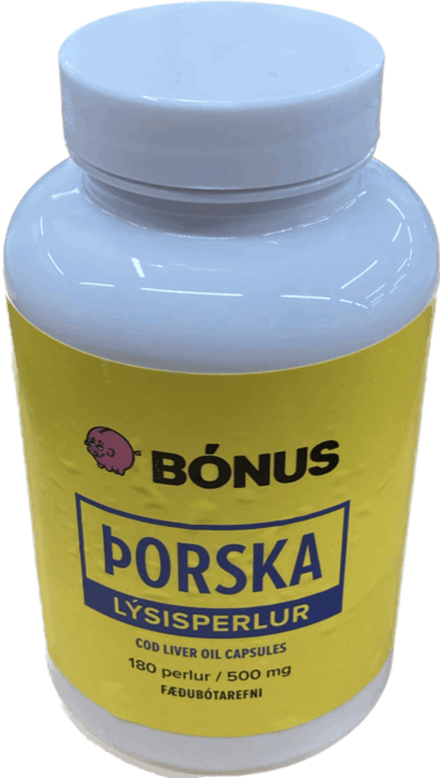 Bónus þorska lýsis perlur 180 stk