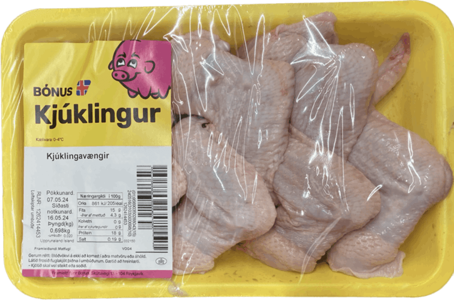 Bónus kjúklingavængir ca. 650 gr