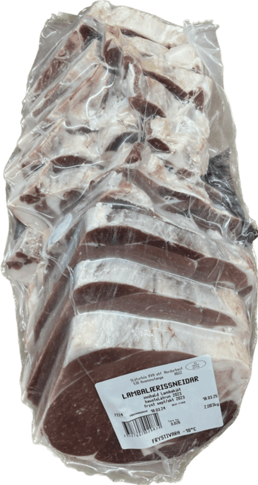K.s lambalæri í sneiðum ca. 2 kg