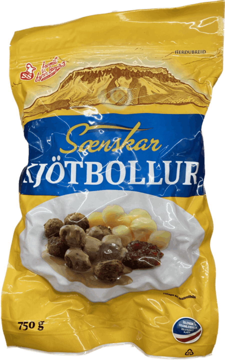 Ss sænskar kjötbollur 750 gr