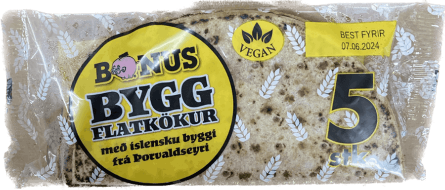 Bónus bygg flatkökur 5 stk
