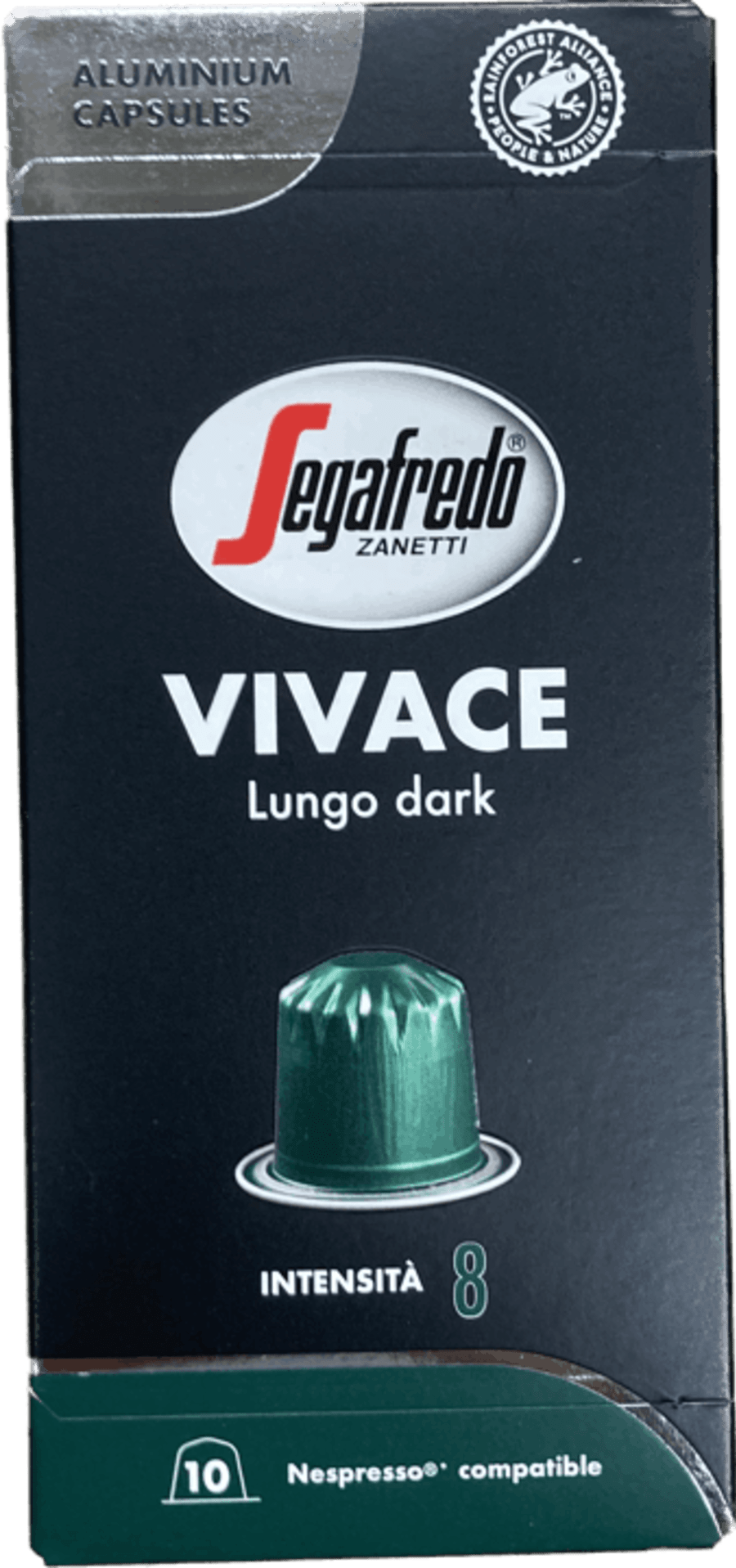 Segafredo vivace lungo dark 10 stk